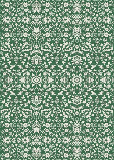 Innendørs/Utendørs tepper Brussels Ocean grønn Størrelse: 200 x 290 cm