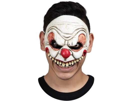 Partychimp Creepy Clown Halvmaske