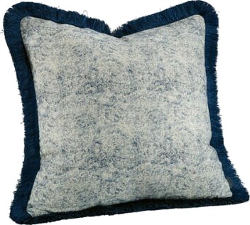 Artwood Easton putetrekk frynser indigo