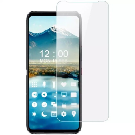 INCOVER Asus ROG Phone 6 / 7 / 7 Ultimate IMAK ARM-serien - Dekselvennlig - Beskyttelsesfilm - Gjennomsiktig