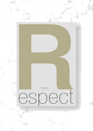 MalerifabrikkenPoster / R espect / PlanoBeigePostere