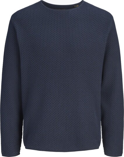 Jack and Jones Mason Knit Crew Neck Blå XL