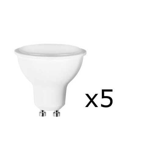 LED-lampa GU10 1W 230V 3000K 5-pack, Varmvitt LED-lampa GU10 1W 230V 3000K 5-pack, Varmvitt