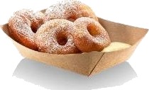 Pommes Frites Bakke L85xb61xh36mm Kraft/Pap/Pla Brun,4 Ps X 250 Stk/Krt