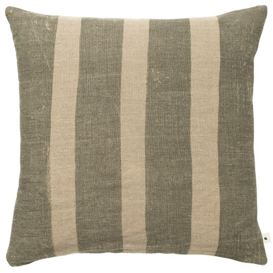 Ferm Living Oleo Pute 50x50 cm Naturlig / Tea Green