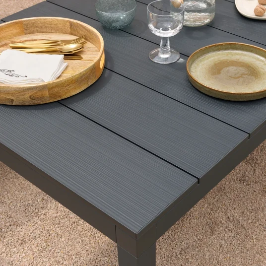 Nardi Rio Fix Spisebord 210x85 cm Anthracite Nardi Rio Fix Spisebord 210x85 cm Anthracite