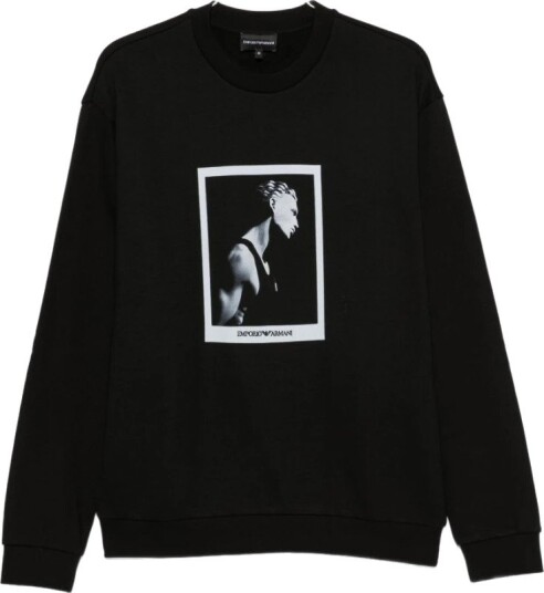 Emporio Armani Herre Gensere & Hettegensere Svart L,