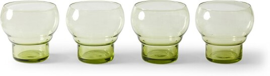 Hkliving 70's Bulb glass 27 cl 4-pk Mint green