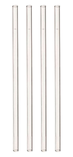 Leonardo Sugerør Glass 4-pk + Børste 1680224-01-0