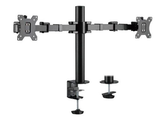 LogiLink Dual monitor mount 17-32" arm length: adjustable LogiLink Dual monitor mount 17-32" arm length: adjustable