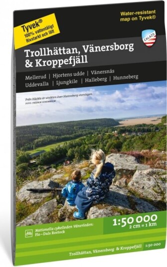 Calazo förlag Trollhättan Vänersborg Kroppefjäll 1:50.000 OneSize, Nocolour