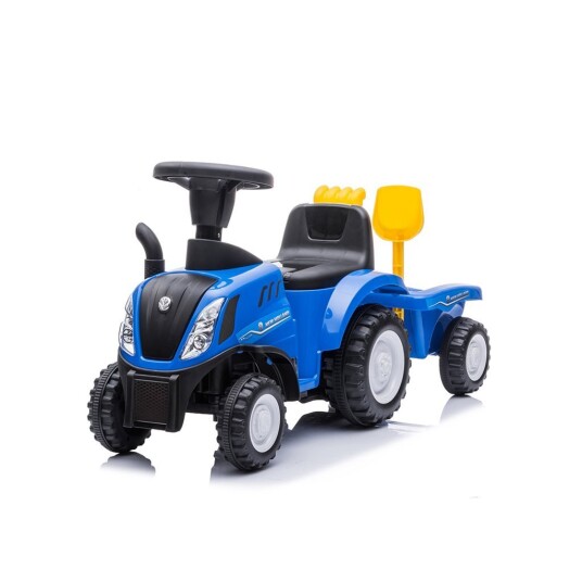 New Holland Tractor with wagon, shovel and rake 6950929 New Holland Tractor with wagon, shovel and rake 6950929