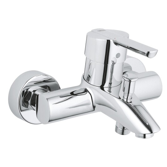 Grohe Feel Badekarbatteri Med rosetter, Krom Grohe Feel Badekarbatteri Med rosetter, Krom