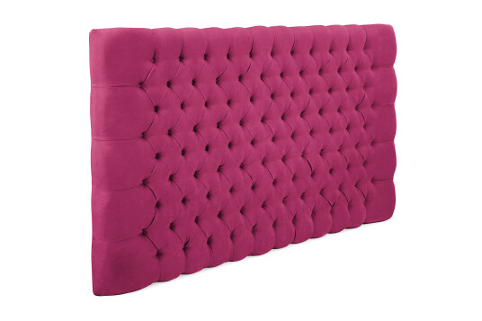 Sengegavl Estelle 210 cm Fløyel Rosa