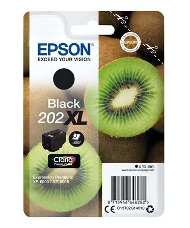 Epson 202XL - XL - Black Ink - Blekkpatron Svart