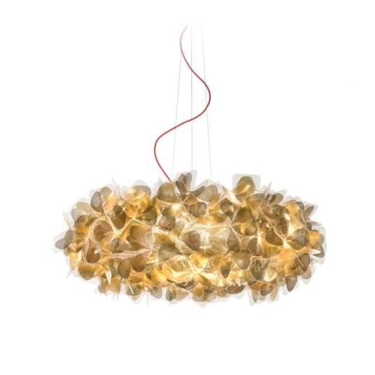 SLAMP Clizia Mama Non Mama Taklampe Stor Gold/ Rød Wire SLAMP Clizia Mama Non Mama Taklampe Stor Gold/ Rød Wire