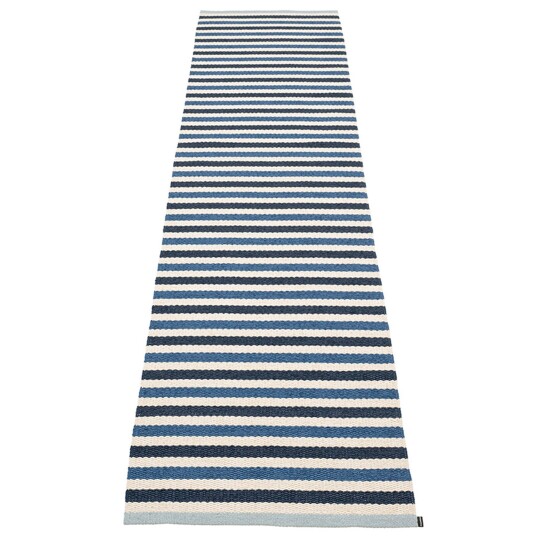 Pappelina Teo gulvteppe 70 cm x 300 cm, denim/blue/vanilla