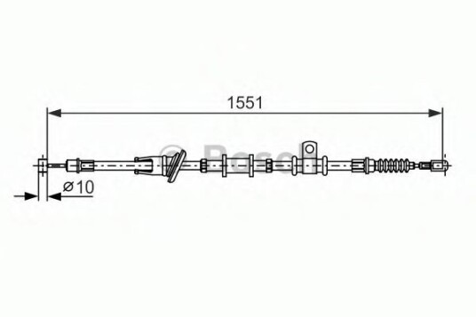 Bremsewire BOSCH 1 987 482 400 Bremsewire BOSCH 1 987 482 400