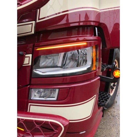 Øyelokk til Scania Next Gen R/S hovedlykt Type: LED hovedlykt