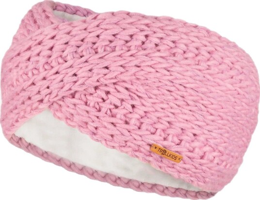 TrollKids Girls Winter Headband - PINK DAWN - 2-5Y;48/52 cm