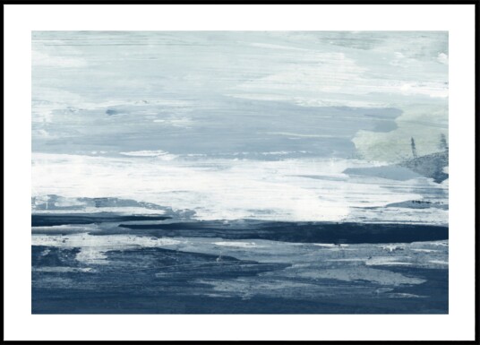 Misty Sea Hues Plakat / 50x70