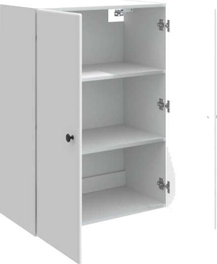 vidaXL Vegghengt skap Hvit 66 x 34,5 x 90 cm Konstruert tre vidaXL Vegghengt skap Hvit 66 x 34,5 x 90 cm Konstruert tre
