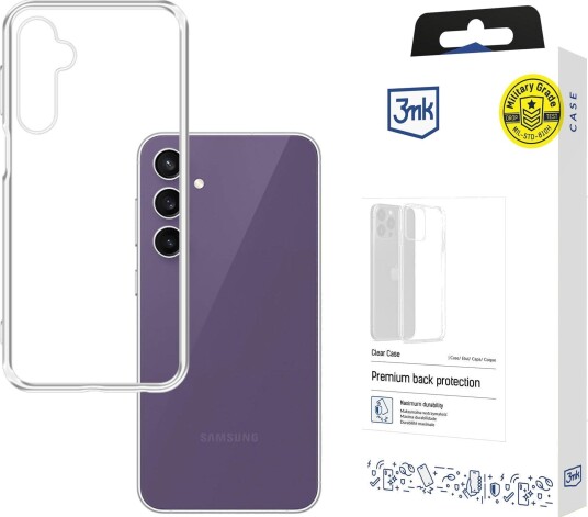 3Mk Clear Deksel Til Samsung Galaxy S23 Fe - Gjennomsiktig