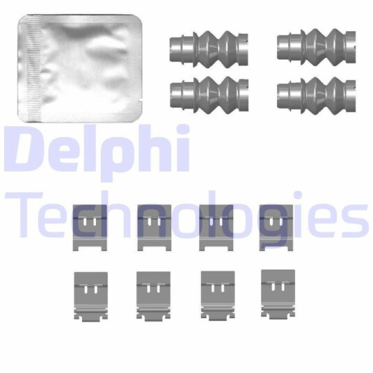 Tilbehørsett, skivebremse belegg DELPHI LX0772