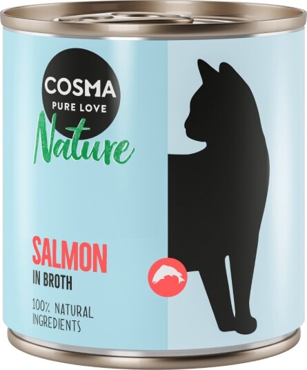 Cosma Våtfôr Nature Laks 12 X 280 G