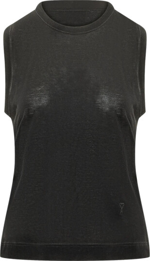 Ami Paris Dame Topper Svart S,