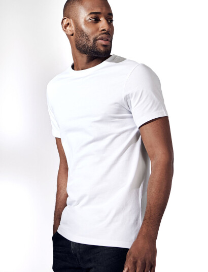 Bread & Boxers Crew Neck Regular   White   L