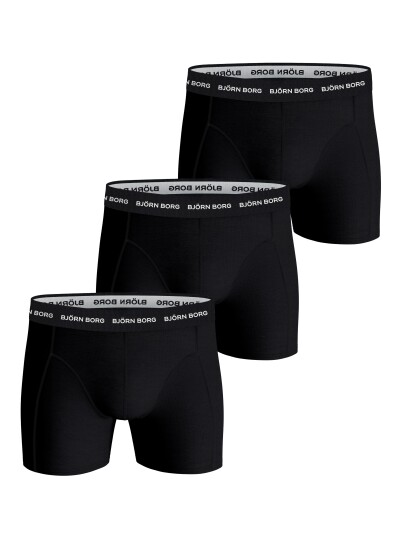 Bjørn Borg Björn Borg 3 pk Cotton Stretch Boxer Black XXL