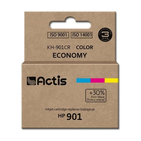 Original blekkpatron Actis KH-901CR Cyan/Magenta/Gul