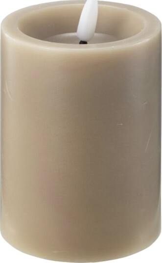 Edelweiss   LED kubbelys 7,5x10 cm taupe