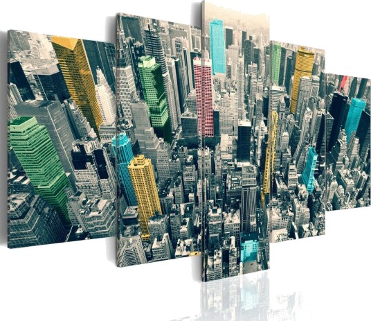 Bilde The Greyness Of The Day Revived Ny 100x50 Artgeist sp. z o. o.
