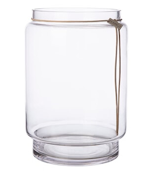 Glassvase d19,8xh28 cm