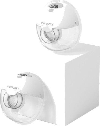 Momcozy M5 Double Packs Wearable Breast Pump Grey White ONE SIZE