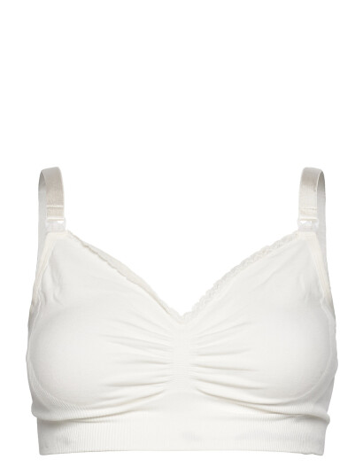Carriwell Organic Maternity & Nursing Bra - White - M Carriwell Organic Maternity & Nursing Bra - White - M