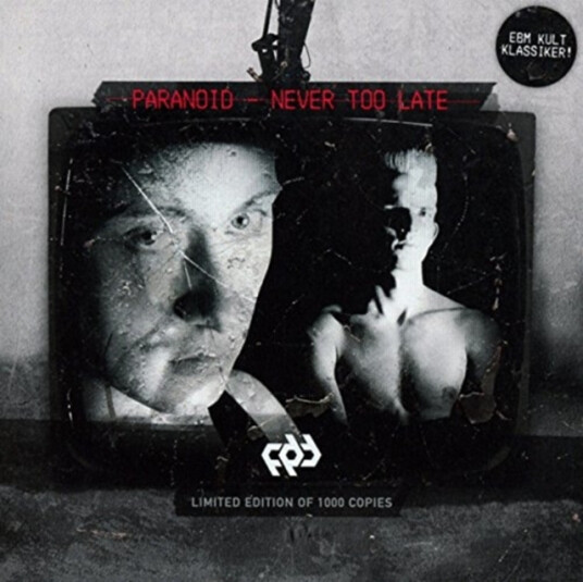 Paranoid Never Too Late CD Paranoid Never Too Late CD