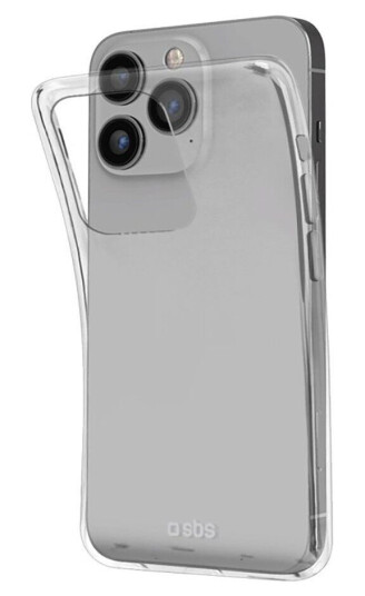 SBS iPhone 14 Pro SBS Skinny Bakdeksel - Gjennomsiktig
