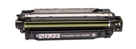 HP CE250X, Sort Toner 10.500 sider, Inky