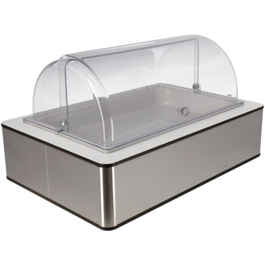 VEGA Buffetsystem komplett Fundale hvit 6,5 cm melamin hvit GN 1/1; Størrelse GN 1/1, 63x42.5x27.4 cm (LxBxH); Hvit/Transparent; Rektangulær