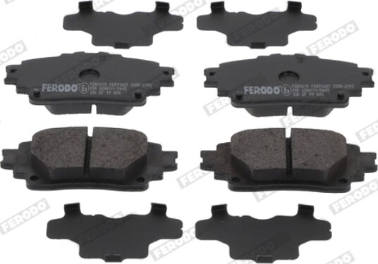 Bremseklosser FERODO FDB5470 Bremseklosser FERODO FDB5470
