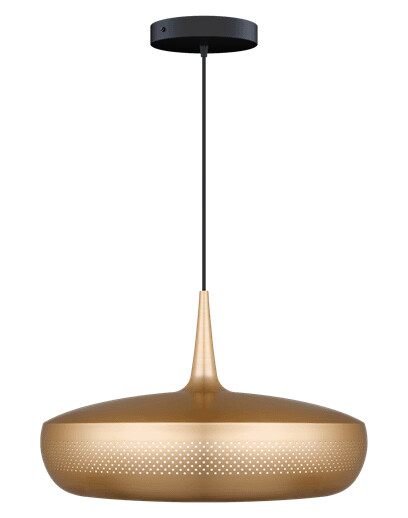 Umage Clava Dine Taklampe med Rosett Børstet Messing/ Sort