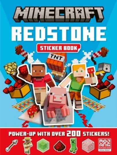 Minecraft Redstone Sticker Book Minecraft Redstone Sticker Book
