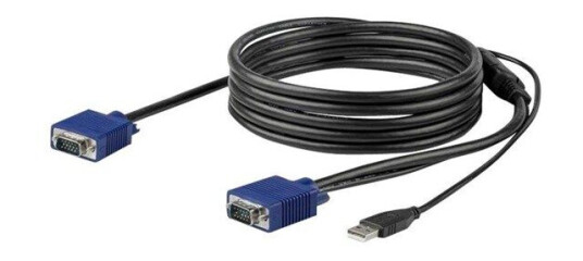 StarTech.com 10ft / 3m USB KVM Cable for Rackmount Consoles - VGA and USB - video / USB cable - 3 m