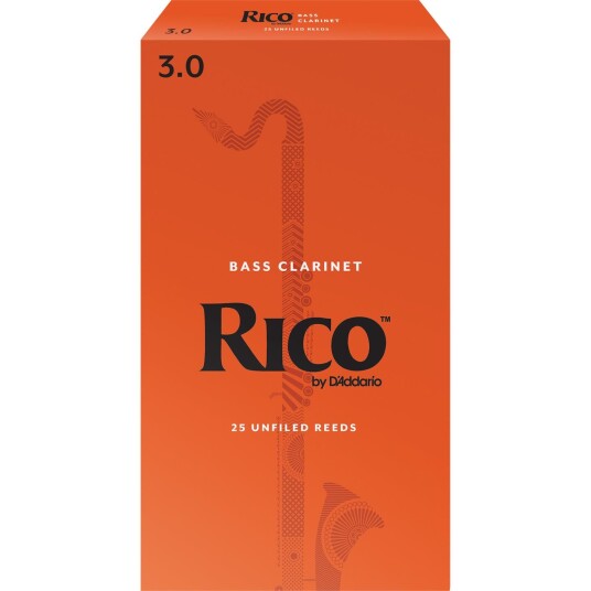 D'Addario Woodwinds Rico By D'Addario Rea2530 Flis For Bassklarinett 3.0 25-Pakning