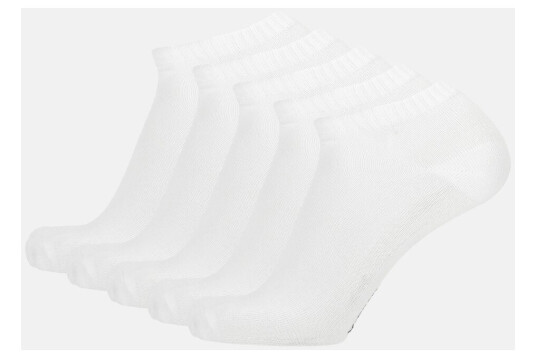 X-Trail Bamboo Ankle Sock 5-Pack White 35-38 Bomullsstrømper