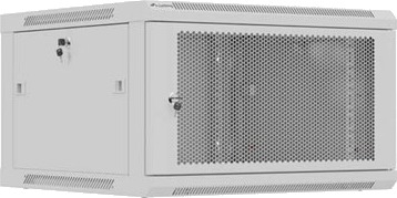 19" 6U 600X600 Grå Lanberg Stansedørinstallasjonsstativ (Flat Pakke)
