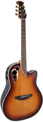 Ovation E-akustiske Gitarer Celebrity Elite Deluxe Deep Contour - Vintage Sunburst Satin (CDX40-1-G) Ovation E-akustiske Gitarer Celebrity Elite Deluxe Deep Contour - Vintage Sunburst Satin (CDX40-1-G)